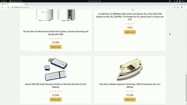 React JS Amazon Clone demo | Redux | Hooks | Firebase смотреть онлайн