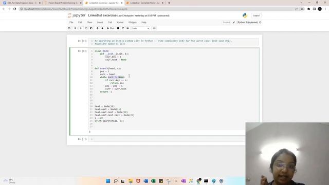 Linked List Python Series 2 - Searching an item in a Python a Linked List смотреть онлайн