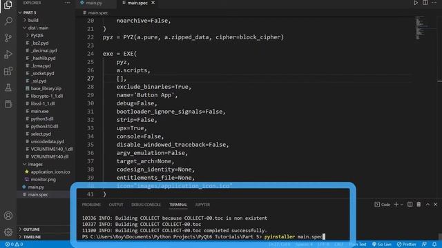 Convert PyQt6 Applications To EXE Fast! | PyQt6 Tutorial Part 6 смотреть онлайн