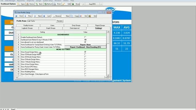 User Profile Setup in Hach WIMS смотреть онлайн