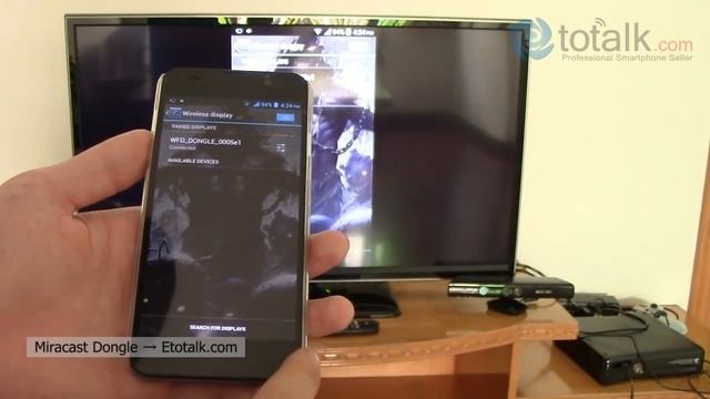 Miracast Dongle for Wifi direct DLNA WLAN Display смотреть онлайн