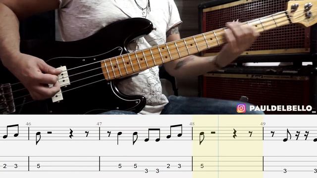 [isolated bass] The Clash - Should I stay or should I go / bass cover / playalong with TAB смотреть онлайн