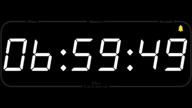 14 Hour - TIMER & ALARM - 1080p - COUNTDOWN