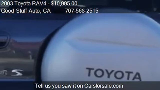 2003 Toyota RAV4 2WD for sale in Santa Rosa, CA 95404 at Goo смотреть онлайн