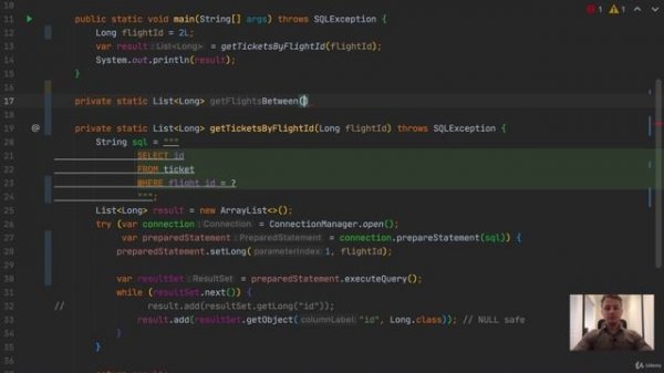 JDBC 10.PreparedStatement