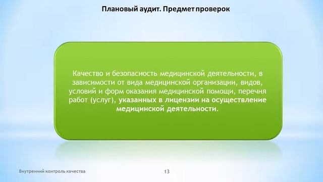 Вебинар часть 5. Внутренний контроль качества. Аудиты смотреть онлайн