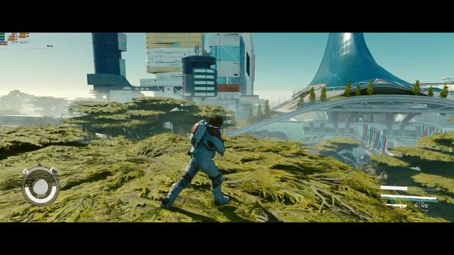You can climb the trees in New Atlantis, Starfield смотреть онлайн