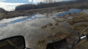 Иж Планета 5 по затопленным полям №35