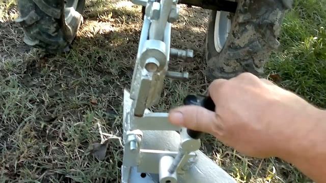 ПЛУГ СВОИМИ РУКАМИ для мотокультиватора , с уменьшенным лобовым сопротивлением . смотреть онлайн