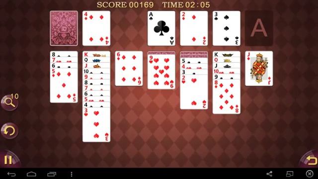 Пасьянс Косынка Solitaire for Android играем смотреть онлайн