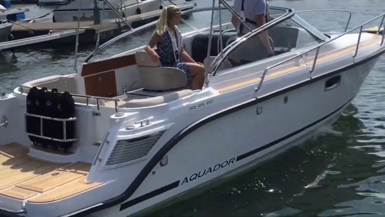 Как сделать тест на финском катере Aquador 25 DC? Готовимся к выставкам Yachts Expert.