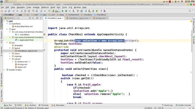 56 Android Studio CheckBox смотреть онлайн