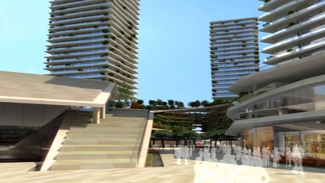 Zorlu Center 3D Render смотреть онлайн