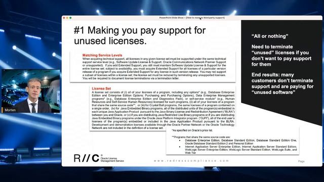 How Oracle is forcing you to pay maintainance for unused software licenses смотреть онлайн