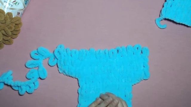 14- Техника вязания из пряжи Ализе Пуффи. Как убавлять петли. смотреть онлайн