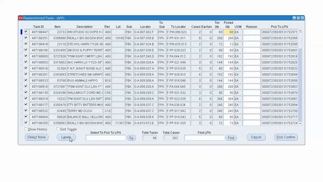 Oracle WMS Custom Replenishment Form смотреть онлайн