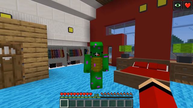 JJ and Mikey HIDE From TALKING TOM AND ANGELA At Night in Minecraft Challenge Maizen смотреть онлайн