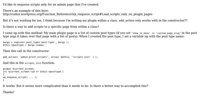 Wordpress: Adding Scripts in the Admin Area смотреть онлайн