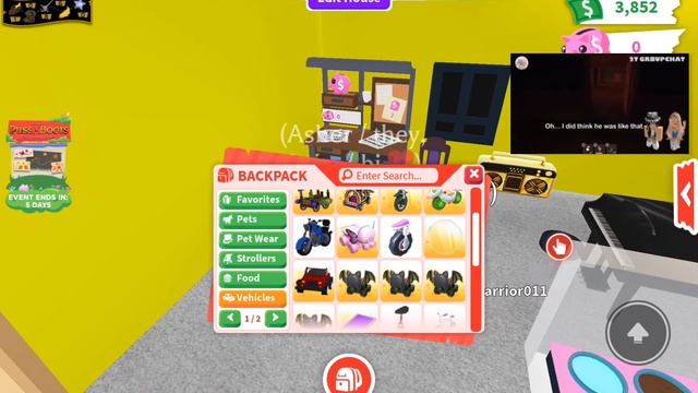 My Inventory In Adopt Me