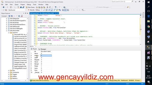 11-) T-SQL String Fonksiyonları смотреть онлайн