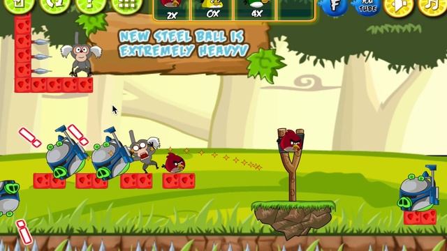 Игра Злые Птички (Angry Birds Pig Naughty MagicWorld) смотреть онлайн
