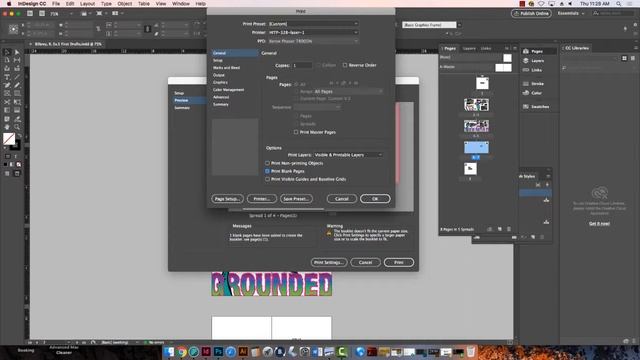 Printing double sided to 12x18 card stock - part 1 смотреть онлайн
