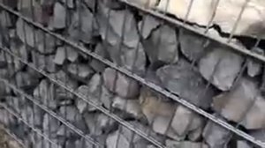 Габионы, наполняем камнями Часть 2