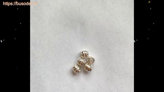 Бусина сплав европейская 8x8мм, бочонок, круглая, серебро краткий обзор и описание характеристик смотреть онлайн