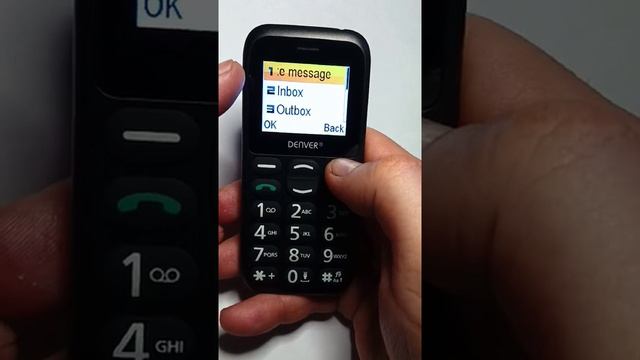 Как настроить кнопочный телефон, бабушкафон Denver смотреть онлайн