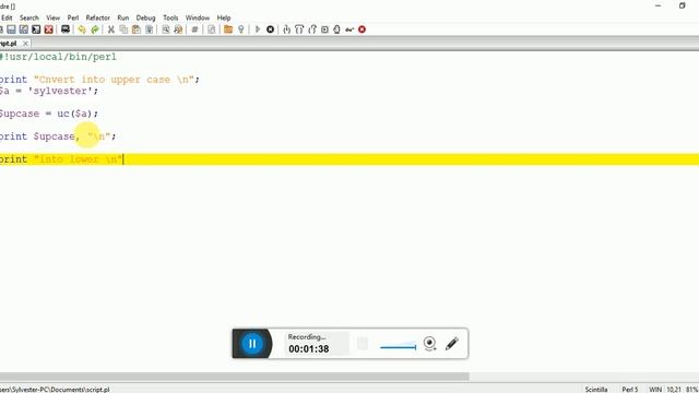 converting upper into lowercase and lowercase into uppercase in perl смотреть онлайн