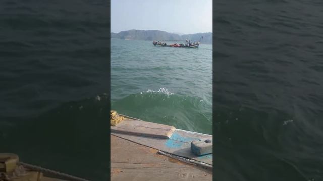 a bot swimming the big rivar tarbala of Pakistan #gilgitpakistan смотреть онлайн