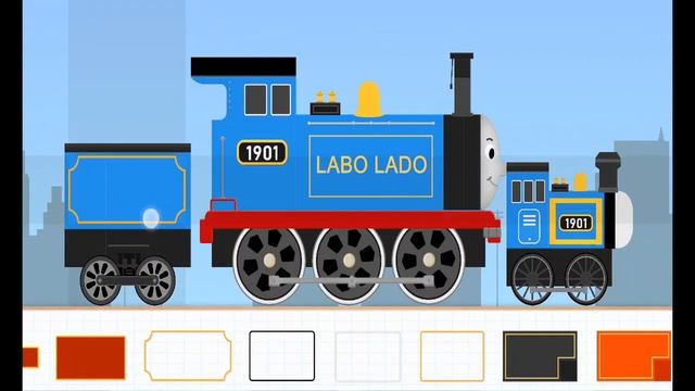Labo Brick Train #645 Train Game смотреть онлайн