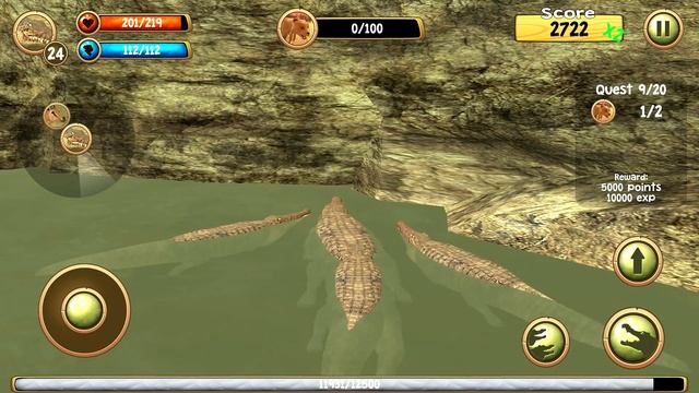 Wild Crocodile Simulator 3D Android Gameplay HD #7 смотреть онлайн