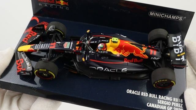 MINICHAMPS 1:43 ORACLE RED BULL RACING RB18 - SERGIO PEREZ - CANADIAN GP 2022 (417220911) смотреть онлайн