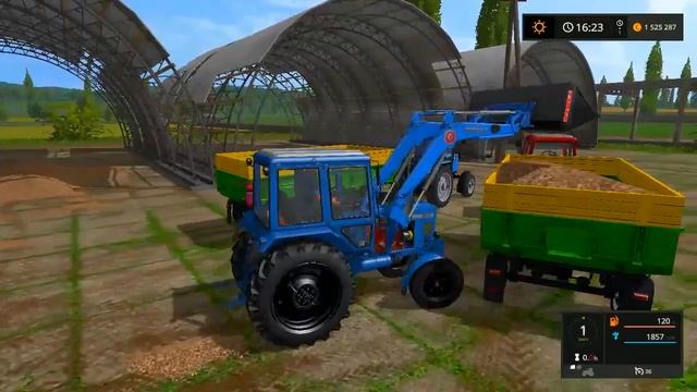 Farming Simulator 2017. мод пак, тракторов Беларус МТЗ 80-МТЗ 82.+погрузчик смотреть онлайн