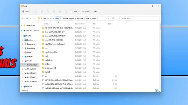Windows 11 Manually Delete Temp Folder & User Temp Files