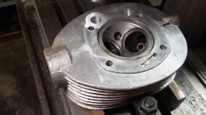 Торцуем головки мотоцикла Урал под алюминиевую прокладку.