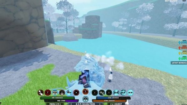 Shindo Life ОБНОВА ? Обзор Shiro Glacier Очень красивый и Сильный Блудлайн