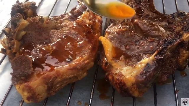 Говяжья корейка в духовке, с простым маринадом. #мясовдуховке #узбекистан #корейка