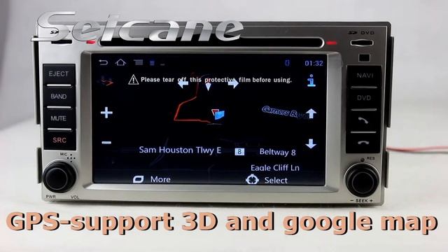 Hyundai Santa Fe DVD player,2006-2012 Hyundai Santa Fe bluetooth radio with 3D MAP auto A/V system смотреть онлайн
