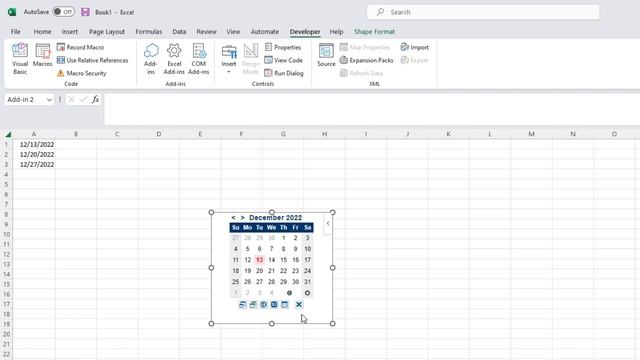 Excel How To Add Date Picker in Excel смотреть онлайн