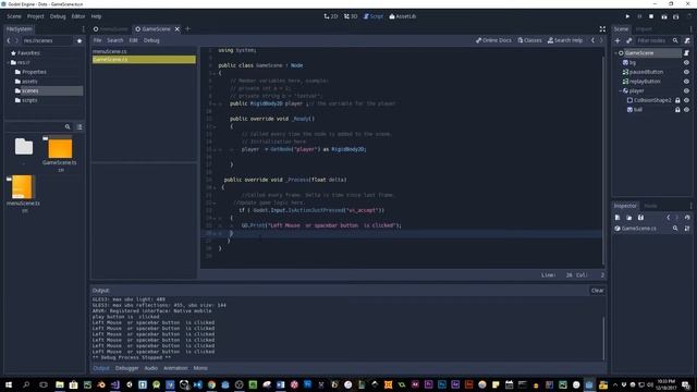 Godot 3 C# 05 | GetNode & SetLinearVelocity смотреть онлайн