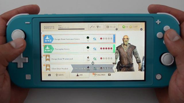The Elder Scrolls: Blades Gameplay On Nintendo Switch Lite