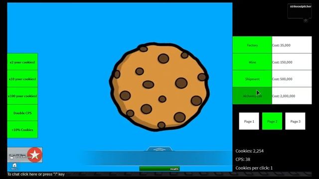 Cookie Clicker Roblox смотреть онлайн