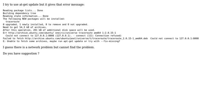 Ubuntu: Unable to fetch some archives with apt-get? смотреть онлайн