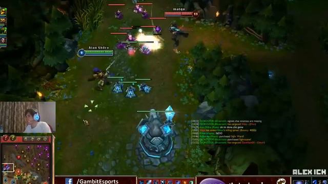 AlexIch plays Ryze vs Swain mid lane смотреть онлайн