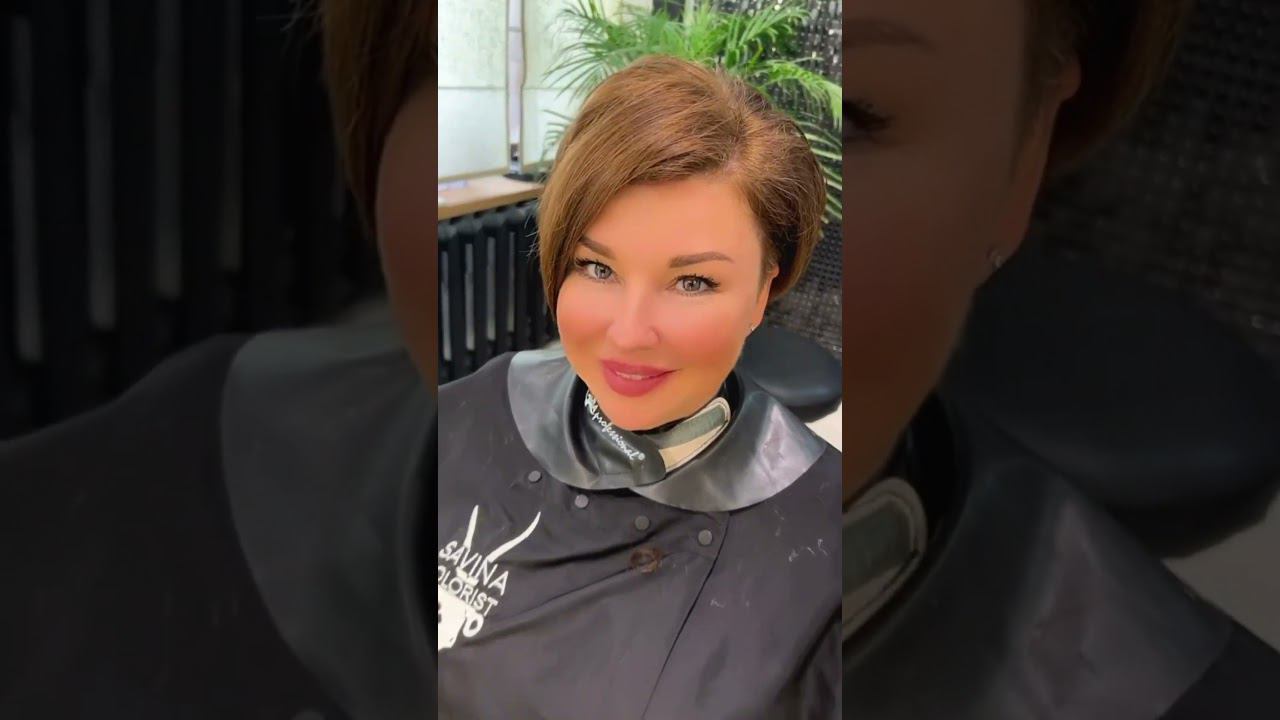 СТРИЖКА ПИКСИ-БОБ ДЛЯ ЖЕНЩИН С ПОЛНЫМ ЛИЦОМ/PIXIE BOB HAIRCUT FOR WOMEN WITH A FULL FACE смотреть онлайн