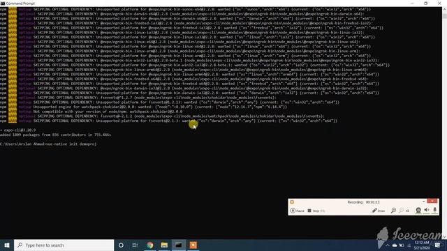 'expo' is not recognized as an internal or external command смотреть онлайн