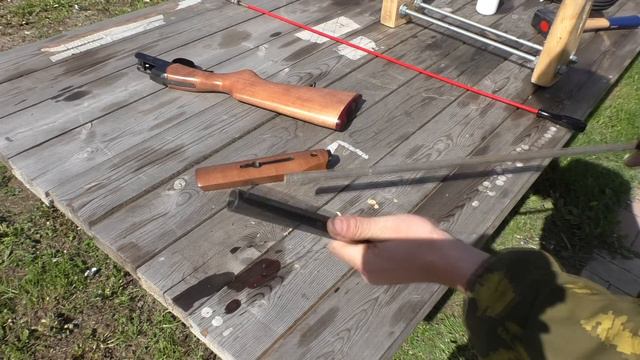 МР-18М-М. Выбиваем пулю из ствола. смотреть онлайн