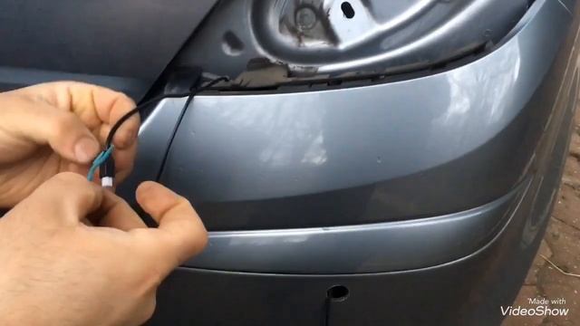 Opel Corsa D 2007 Parksensoren Nachrüsten Park-Assistent Clever Einfach Ohne Stoßstange Abnehmen